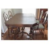 DINING TABLE W/ (4) CHAIRS