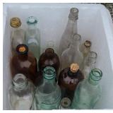 ANTIQUE & VINTAGE GLASS BOTTLES