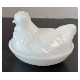 SMALL HEN ON NEST