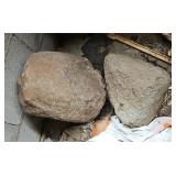 (2) DECORATIVE STONES
