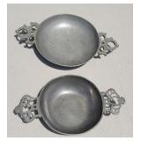 ENGLISH MARKED METAL TRAYS