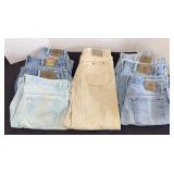 (7) JEANS SHORTS & (1) PAIR PANTS