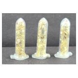 (3) VIALS OF GOLD FILINGS
