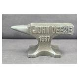 CAST IRON JOHN DEERE ANVIL PAPERWEIGHT