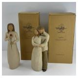 (2) WILLOW TREE FIGURINES