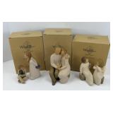 (3) WILLOW TREE FIGURINES
