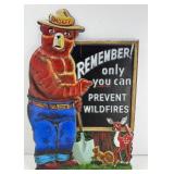 SMOKEY THE BEAR SIGN, METAL