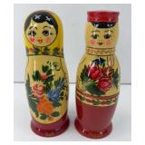 RUSSIAN STYLE SALT & PEPPER SHAKER SET
