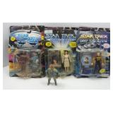 (6) 1990S STAR TREK FIGURES