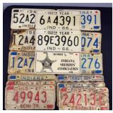 1950S & 1960S LICENSE PLATES