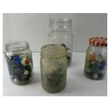 JARS OF MARBLES