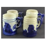 (4) SLEEPY EYE MUGS