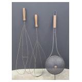 RUG BEATERS & COAL BASKET