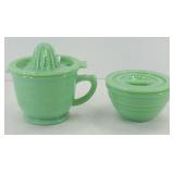 JADEITE GREEN JUICE AND GREASE JAR