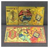 (2) POKEMON GOLD FOIL FANTASY BILLS