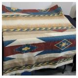 NATIVE AMERICAN INSPIRED BLANKET
