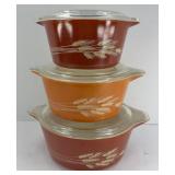 SET OF PYREX BAKING DISHES