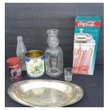 BABY TOP MILK BOTTLE, COKE STRAW DISPENSER & MORE