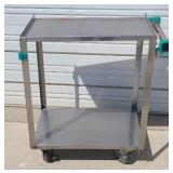 STAINLESS STEEL ROLLING CART