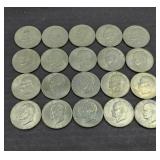 (20) EISENHOWER DOLLARS