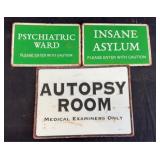 (3) MEDICAL SIGNS, METAL