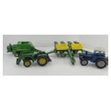 TOY FARM EQUIPMENT, JOHN DEERE & FORD