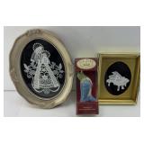 NEEDLEPOINT ART & PIE BIRD