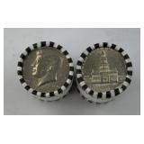 (2) ROLLS OF KENNEDY HALF DOLLARS 40 COINS $20