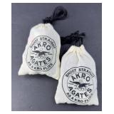 (2) BAGS OF AKRO AGATES MARBLES