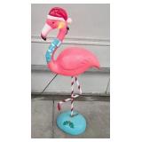 PLASTIC CHRISTMAS FLAMINGO