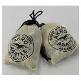 (2) BAGS OF AKRO AGATES