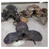 (3) HORSE SADDLES