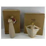 (2) WILLOW TREE FIGURINES