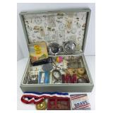 TREASURE BOX W/ ASSTD ITEMS