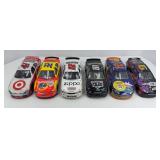 (6) ASSTD DIECAST NASCAR CARS 1:24 SCALE