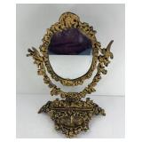 CAST IRON VANITY MIRROR