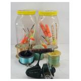 FISHING BOBBINS, REEL & LINES