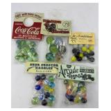 (5) BAGS OF MARBLES