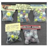 (5) BAGS OF MARBLES