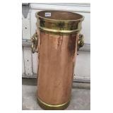 LION HEAD COPPER UMBRELLA HOLDER