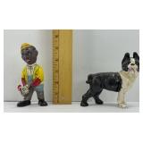 CAST IRON MAN & BULLDOG BANK
