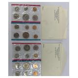 (2) 1972 MINT SETS