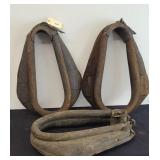 (3) HORSE COLLARS