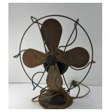 ANTIQUE FAN, 11 INCHES TALL, UNTESTED, CORD