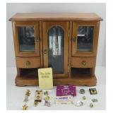 JEWELRY BOX W/ COSTUME JEWELRY