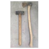 AXE & SLEDGE HAMMER