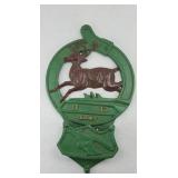 JOHN DEERE CAST IRON MATCH HOLDER