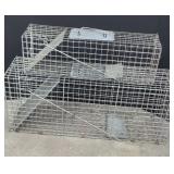 (2) LIVE ANIMAL TRAPS