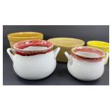 (5) POTTERY PIECES
