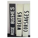 GARDEN CENTER METAL SIGN